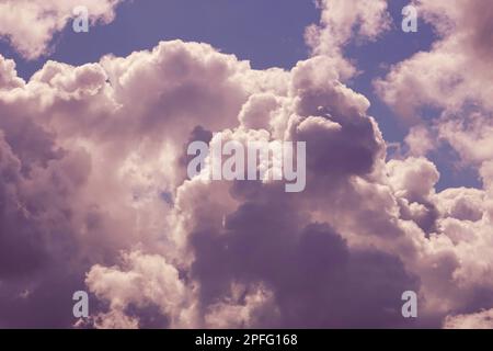 cumulonimbus nuages dans le ciel, orages Banque D'Images