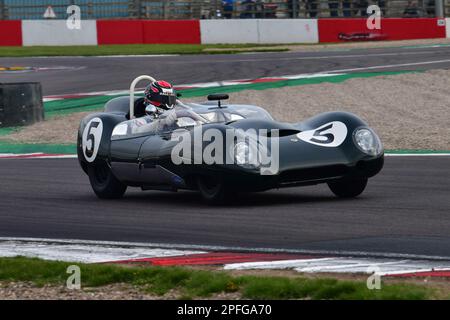 Stephan Jobstl, Andy Willis, Lotus 15, Trophée de Woodcote RAC et Trophée de mousse Stirling pour les voitures de sport avant 56 et avant 61, course d'une heure avec l'option Banque D'Images