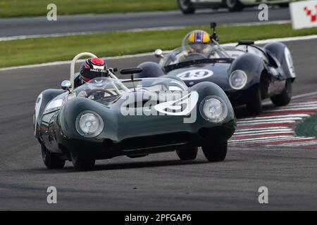 Stephan Jobstl, Andy Willis, Lotus 15, Trophée de Woodcote RAC et Trophée de mousse Stirling pour les voitures de sport avant 56 et avant 61, course d'une heure avec l'option Banque D'Images