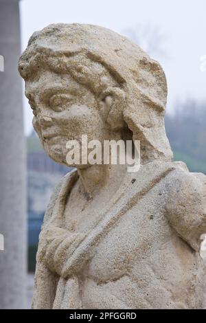 Sculpture, site archéologique, Augusta Raurica, Zürich, Suisse Banque D'Images