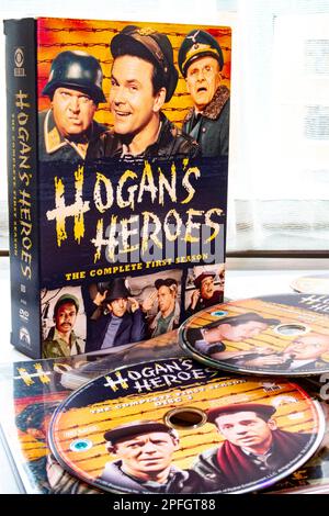 Hogan's Heroes était un sitcom qui a fonctionné de 1965 à 1971 sur le réseau américain de télévision, États-Unis Banque D'Images