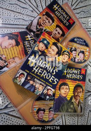 Hogan's Heroes était un sitcom qui a fonctionné de 1965 à 1971 sur le réseau américain de télévision, États-Unis Banque D'Images