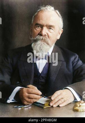 Carl Von Linde (1842 - 1934) industriel allemand. - Carl Paul Gottfried von Linde (11 juin 1842 – 16 novembre 1934) était un scientifique, ingénieur et homme d'affaires allemand. Banque D'Images