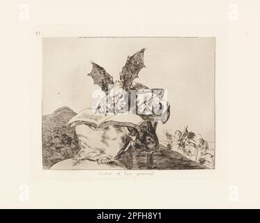 Les horreurs de la guerre : contre le bien commun 1810s par Francisco de Goya y Lucientes Banque D'Images