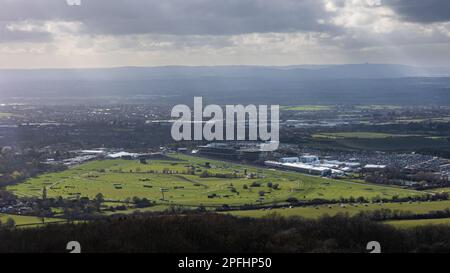 Hippodrome de Cheltenham pendant la coupe d'or 2023 Banque D'Images