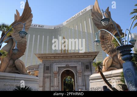 Las Vegas, Nevada, Etats-Unis 15 décembre 2017. Hôtel four Seasons mandalay Bay sur las vegs boulvarde las vegas. (Photo.Francis Dean/Dean Pictures) Banque D'Images