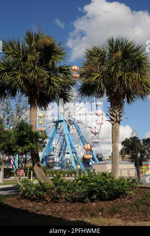 KISSIMMEE/ORLANDO/FLORIDE/ÉTATS-UNIS - 30, NOVEMBRE 2017. Visiteur et voyageurs visitant la vieille ville i Kissimmee Florida USA (Photo.Francis Dean/Dean Pictures) Banque D'Images