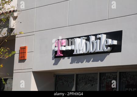 TEMPA / FLORIDE / Etats-Unis - 02 décembre 2017 - T.Mobile Internet et téléphone compnay à Tempa Florida, Etats-Unis (Photo.Francis Dean/Dean Pictures) Banque D'Images