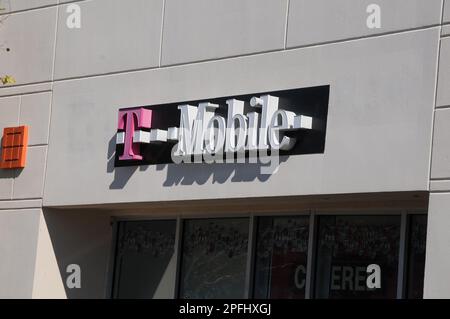 TEMPA / FLORIDE / Etats-Unis - 02 décembre 2017 - T.Mobile Internet et téléphone compnay à Tempa Florida, Etats-Unis (Photo.Francis Dean/Dean Pictures) Banque D'Images