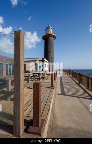 Phare de Faro punta de Jandia au sud-ouest de l'île de Fuerteventura dans les îles Canaries Banque D'Images