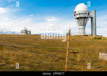 Observatoire astronomique de Tien Shan, Ile-Alatau Parc National, Assy Plateau, Almaty, Kazakhstan, en Asie centrale Banque D'Images