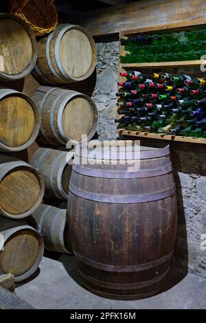 Ancienne cave à vins à Casa de los Balcones, la Orotava, Tenerife, Iles Canaries, Espagne Banque D'Images