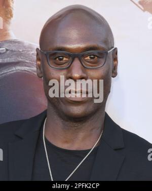 Los Angeles, États-Unis. 20th août 2019. Lance Reddick at the ANGEL A FALLEN première mondiale tenue au Regency Village Theatre de Westwood, Californie, mardi, 20 août 2019. (Photo par Sthanlee B. Mirador/Sipa USA) crédit: SIPA USA/Alay Live News Banque D'Images