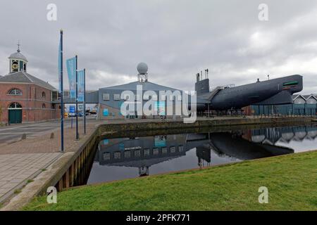 Musée naval, sous-marin Toijn, Den Helder, province de la Hollande du Nord, pays-Bas Banque D'Images