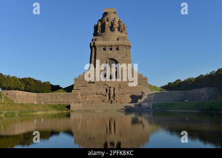 Monument de la Bataille des Nations de Leipzig, Saxe, Allemagne Banque D'Images