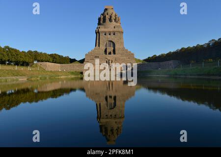 Monument de la Bataille des Nations de Leipzig, Saxe, Allemagne Banque D'Images