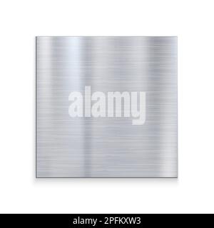Fond en acier aluminium à texture métallique. Motif vectoriel argenté texture gris fer inoxydable Illustration de Vecteur