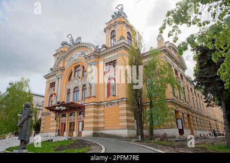 Théâtre national roumain et Opéra, Cluj Napoca Banque D'Images