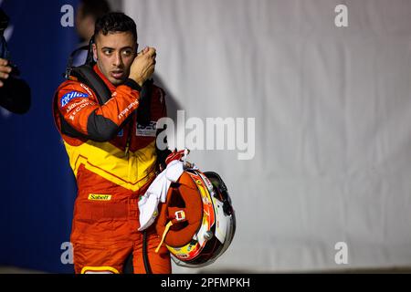 Sebring, Etats Unis. 18th mars 2023. FUOCO Antonio (ita), Ferrari AF Corse, Ferrari 499P, portrait pendant les 1000 miles de Sebring 2023, 1st tour du Championnat du monde d'endurance 2023 de la FIA, de 15 mars à 17, 2023 sur le circuit international de Sebring à Sebring, Floride, Etats-Unis - photo Julien Delfosse/DPPI crédit: DPPI Media/Alamy Live News Banque D'Images