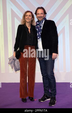 Lille, France. 17th mars 2023. Delphine de Vigan et François Busnel assistent à la cérémonie d'ouverture du festival de la série Mania 2023 sur 17 mars 2023 à Lille, France. Photo de aiSeastien Courdji/ABACAPRESS.COM crédit: Abaca Press/Alay Live News Banque D'Images