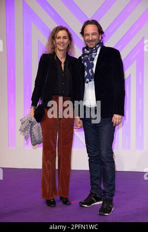 Lille, France. 17th mars 2023. Delphine de Vigan et François Busnel assistent à la cérémonie d'ouverture du festival de la série Mania 2023 sur 17 mars 2023 à Lille, France. Photo de aiSeastien Courdji/ABACAPRESS.COM crédit: Abaca Press/Alay Live News Banque D'Images