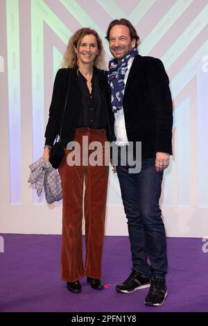 Lille, France. 17th mars 2023. Delphine de Vigan et François Busnel assistent à la cérémonie d'ouverture du festival de la série Mania 2023 sur 17 mars 2023 à Lille, France. Photo de aiSeastien Courdji/ABACAPRESS.COM crédit: Abaca Press/Alay Live News Banque D'Images