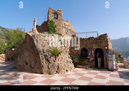 Monastère de la Ermita de la Virgen de la Peña de Mijas et site Saint catholique à Mijas Pueblo, Espagne Banque D'Images