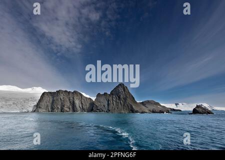 Péninsule Antarctique, île des éléphants Banque D'Images