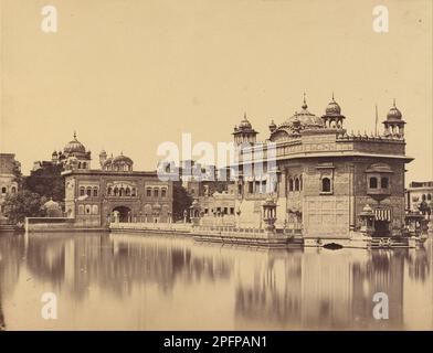 Le Temple d'Or à Amritsar 1858 - 1859 par Felice Beato Banque D'Images