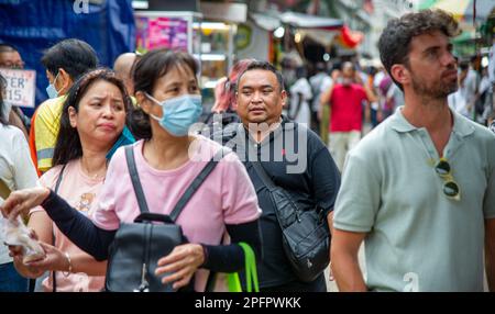 15 février 2023-Kuala Lumpur Malaisya - des gens du monde entier affluent dans cette région pour découvrir la culture et la cuisine uniques qu'elle a à faire Banque D'Images