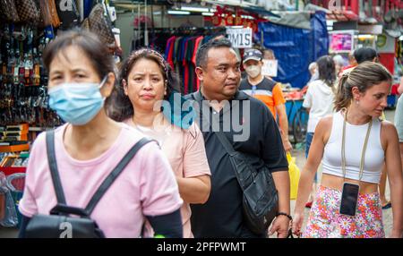 15 février 2023-Kuala Lumpur Malaisya - des gens du monde entier affluent dans cette région pour découvrir la culture et la cuisine uniques qu'elle a à faire Banque D'Images