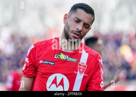 Monza, Italie. 18th mars 2023. Gianluca Caprari (AC Monza) pendant le championnat italien série Un match de football entre AC Monza et US Cremonese sur 18 mars 2023 au stade U-Power de Monza, Italie - photo Morgese-Rossini/DPPI crédit: DPPI Media/Alay Live News Banque D'Images