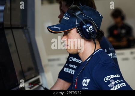 DE VRIES Nyck (Ned), Scuderia AlphaTauri AT04, portrait du Grand Prix d'Arabie Saoudite de Formule 1 2023 STC 2023, 2nd tour du Championnat du monde de Formule 1 de 17 mars à 19, 2023 sur le circuit de la corniche de Djeddah, à Djeddah, Arabie Saoudite - photo: Florent Gooden/DPPI/LiveMedia Banque D'Images