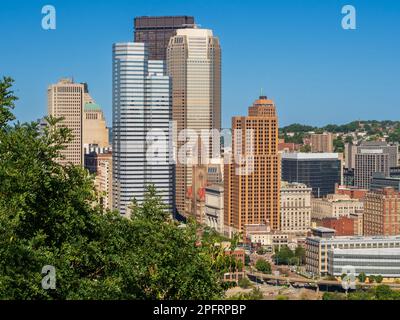 Pittsburgh est une ville du Commonwealth de Pennsylvanie et le siège du comté d'Allegheny County. Banque D'Images