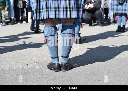 Vienne, Autriche. 18th mars 2023. St. Patrick’s Day Parade dans le centre-ville de Vienne Banque D'Images