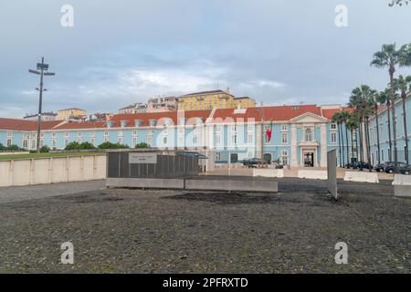 Lisbonne, Portugal - 4 décembre 2022 : Ministère de la Marine (Ministerio da Marinha). Banque D'Images