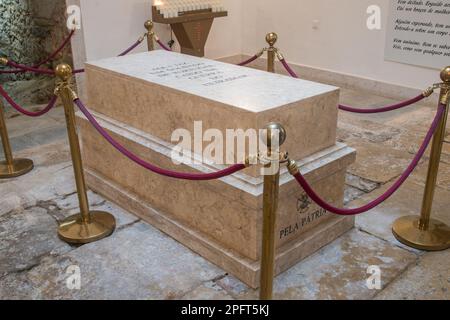 Lisbonne, Portugal - 4 décembre 2022: Tombe avec les restes d'un soldat inconnu tombé à Lisbonne. Banque D'Images