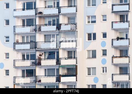 Bâtiments de l'époque communiste à Gdansk, Pologne © Wojciech Strozyk / Alamy stock photo *** Légende locale *** Banque D'Images