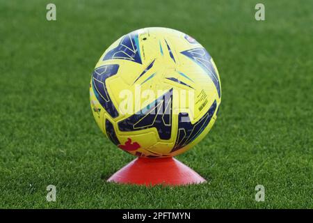 Salerno, Italie. 18th mars 2023. Bal, pendant le match de la série italienne Une ligue entre Salerntana vs Bologna résultat final, Salerntana 2, Bologna 2, match joué au stade Arechi. Salerno, Italie, 18 mars 2023. (Photo par Vincenzo Izzo/Sipa USA) crédit: SIPA USA/Alay Live News Banque D'Images