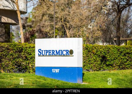 Supermicro dans la Silicon Valley de Californie, États-Unis Banque D'Images