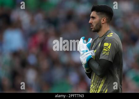 Séville, Espagne, le 16th mars 2023. Rui Silva de Real Betis réagit lors du match de l'UEFA Europa League à l'Estadio Benito Villamarin, à Séville. Le crédit photo devrait se lire: Jonathan Moscrop / Sportimage Banque D'Images