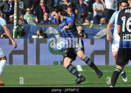 Pise, Italie. 18th mars 2023. Ernesto Torregrossa (Pise) pendant l'AC Pise vs Benevento Calcio, match italien de football série B à Pise, Italie, 18 mars 2023 crédit: Agence de photo indépendante/Alamy Live News Banque D'Images