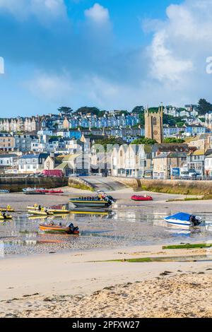 Harbour Sand, St Ives, Cornwall, Angleterre, Royaume-Uni, Europe Banque D'Images