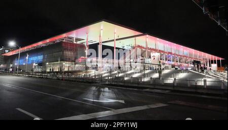 St. Louis, États-Unis. 18th mars 2023. St. Louis Citypark accueille le St. Louis SC et les tremblements de terre de San Jose à Saint Louis le samedi, 18 mars 2023. Photo par Bill Greenblatt/UPI crédit: UPI/Alay Live News Banque D'Images