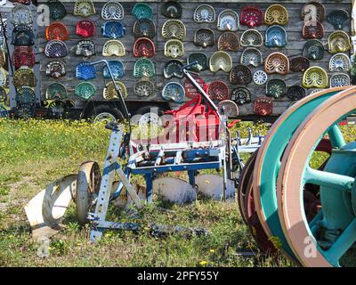 Unted States, Maine, Alexander, Lawrence Lord's Old Farm Museum, route 9, The Airline, Banque D'Images