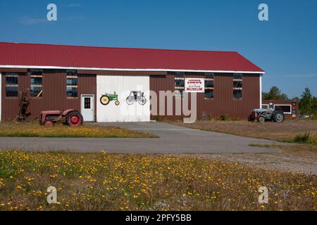 États-Unis, Maine, Alexander, Lawrence Lord's Old Farm Museum, route 9, The Airline, Banque D'Images