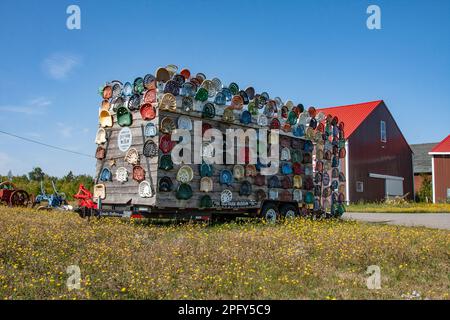 États-Unis, Maine, Alexander, Lawrence Lord's Old Farm Museum, route 9, The Airline, Banque D'Images