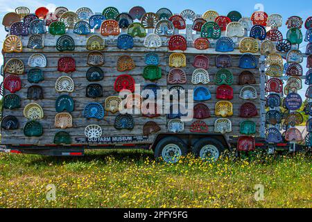 États-Unis, Maine, Alexander, Lawrence Lord's Old Farm Museum, route 9, The Airline, Banque D'Images