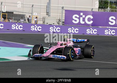 03/17/2023, circuit de la corniche de Jeddah, Jeddah, Grand Prix de Formule 1 d'Arabie saoudite, sur la photo Pierre Gasly (FRA), équipe de BWT Alpine F1 Banque D'Images