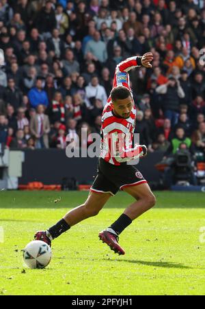 Bramall Lane, Sheffield, Royaume-Uni. 19th mars 2023. FA Cup football, quart de finale, Sheffield United contre Blackburn Rovers ; Sheffield United Iliman's Ndiaye Credit: Action plus Sports/Alay Live News Banque D'Images